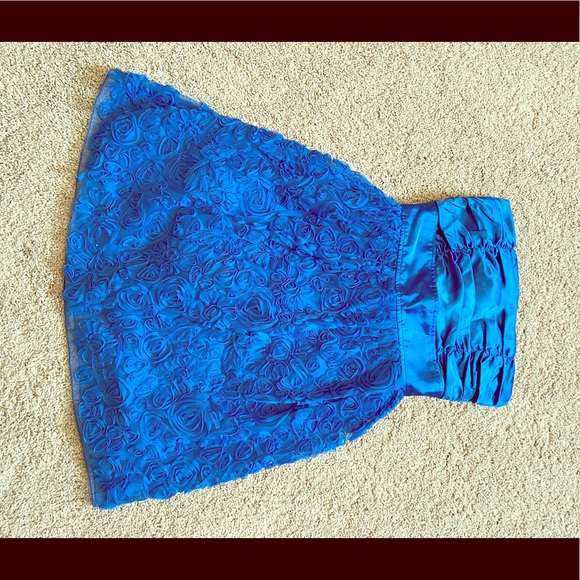 Blue Party Dress - Picture 3 of 4